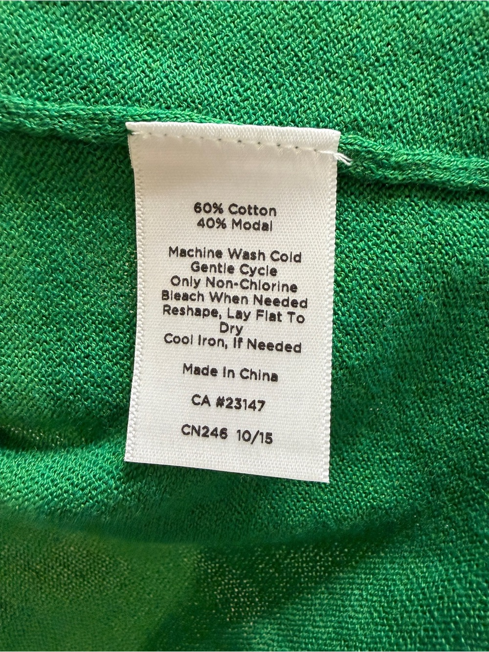 Talbots Women's Green Shrug - Picture 3 of 3